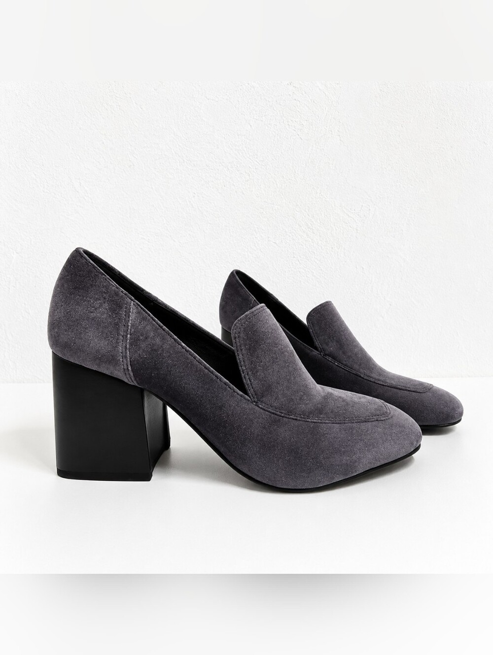 Marc Fisher LTD Marlo 2 Loafer Pumps Size 7 Block Heel Chic Preppy Trend